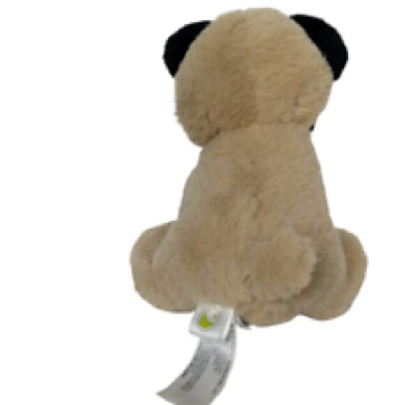 Animal Adventure Beige Pug Puppy Dog Plush Stuffed Animal 2018 8" - Picture 3 of 8